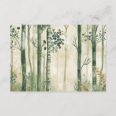 素朴ウードランド結婚詳細 エンクロージャーカード (裏面)