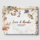 素朴ウードラ結婚ンド ゲストブック (裏面)