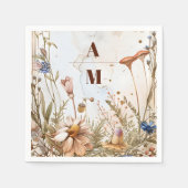 素朴ウードラ結婚ンド スタンダードカクテルナプキン (正面)