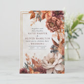 素朴エレガンス、秋のフローラ結婚ズ 招待状 (スタンド正面)