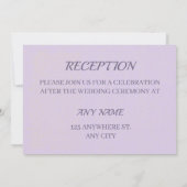 素朴エレガントな埃っぽい青バラフローラ セーブザデート (裏面)