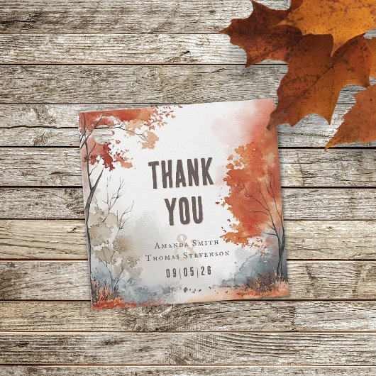 素朴エレガントな秋結婚の季節 フェイバータグ