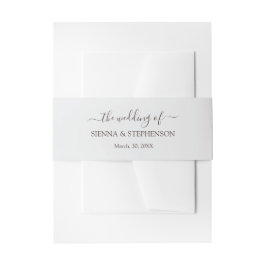 素朴エレガントグ結婚レイ 招待状ベリーバンド