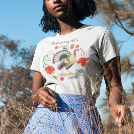 素朴エレガントトルコ感謝植物園 Tシャツ