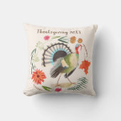 素朴エレガントトルコ植物学 クッション (正面)