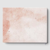 素朴エレガントピ結婚ンク ゲストブック (裏面)