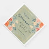 素朴エレガントフローラ水色退職パーティー (コーナー)