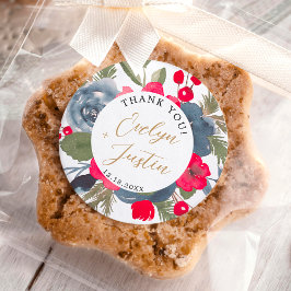 素朴エレガントフローラ赤緑感謝していい ラウンドシール