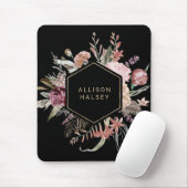 素朴エレガントフローラ マウスパッド (マウス)