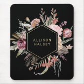 素朴エレガントフローラ マウスパッド (正面)