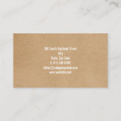 素朴エレガントプロフェッショナル 名刺 (裏面)