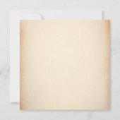 素朴エレガントヴィンテージフローラ婚約パーティ 招待状 (裏面)