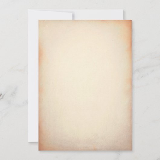 素朴エレガントヴィンテージフローラ結婚式招待状 招待状 (裏面)