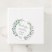 素朴エレガント水の色の葉結婚さん フェイバータグ (インサイチュ)