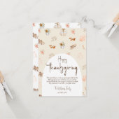 素朴エレガント秋 カード (正面/裏面インサイチュ)