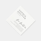 素朴エレガント結婚おもしろい スタンダードカクテルナプキン (角)