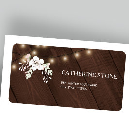 素朴エレガント結婚式 |バーンウッド ラベル