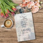 素朴エレガント結婚書 オールインワン招待状<br><div class="desc">書道素朴写真は全て一つ一つの招待状とRSVPカードで一つ一つ。春、夏、秋、または冬の結婚式。自分の写真を簡単に追加して自分の写真をカスタマイズし、自分の文字を追加できる。</div>