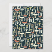 素朴エレガント野結婚茸 招待状 (裏面)