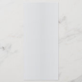 素朴エレガント3Dフローラ結婚メニュー メニュー (裏面)