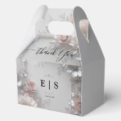 素朴エレガント3Dフローラ結婚 フェイバーボックス (正面)