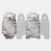 素朴エレガント3Dフローラ結婚 フェイバーボックス (見開き)