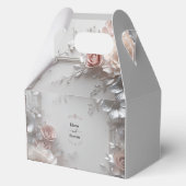 素朴エレガント3Dフローラ結婚 フェイバーボックス (裏面)