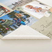 素朴オレンジカボチャパーソナライズされた シェルパブランケット (3/4)