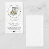 素朴オーガニック鶏卵オーガニック 名刺 (正面/裏面)