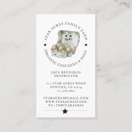 素朴オーガニック鶏卵オーガニック 名刺