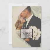 素朴カスタム結婚式招待状 招待状 (裏面)