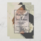 素朴カスタム結婚式招待状 招待状 (正面/裏面)