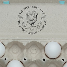 素朴カスタム農場 | Homestead新鮮な卵 ラバースタンプ