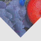 素朴カラフルな秋の庭 薄葉紙 (詳細)