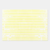 素朴カラフルストライプのグランジ ラッピングペーパーシート (正面)