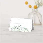 素朴カリ結婚座席表 プレイスカード (正面)