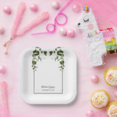 素朴カリ葉パイ結婚ズ ペーパープレート (パーティー)