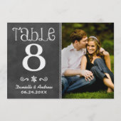 素朴カルボ結婚ード写真番号 招待状 (裏面)