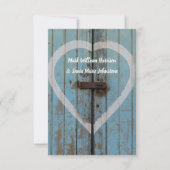 素朴カントリーバードドア結婚式招待状 招待状 (正面)