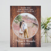 素朴カントリー納屋の木ありがとう写真結婚s (スタンド正面)