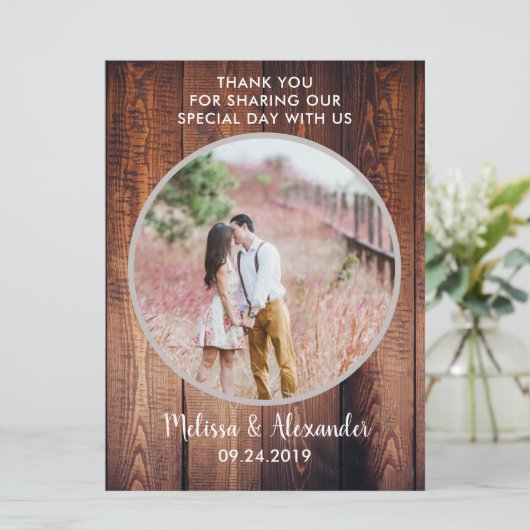 素朴カントリー納屋の木ありがとう写真結婚s (スタンド正面)