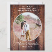 素朴カントリー納屋の木ありがとう写真結婚s (正面)