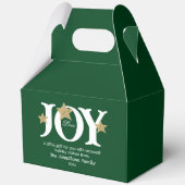 素朴ギフトのためにあなたシックなスクリプトかわいい緑の休日 フェイバーボックス (正面)