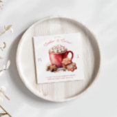 素朴クッキー&ココアホリデーパーティー招待状 招待状