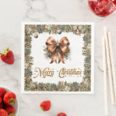 素朴クラシックセージ緑の金ゴールドクリスマスリボン (インサイチュ)