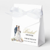 素朴クラシックボホフローラ結婚ズ フェイバーボックス (正面サイド)