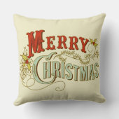 素朴クラシック伝統的クリスマス クッション (裏面)