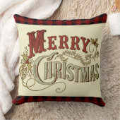 素朴クラシック伝統的クリスマス クッション (ブランケット)