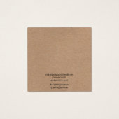 素朴クラフトスタッドイヤリング表示 (裏面)