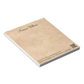 素朴クラフトミニマルqrコードトレンディー業 ノートパッド (アングル)